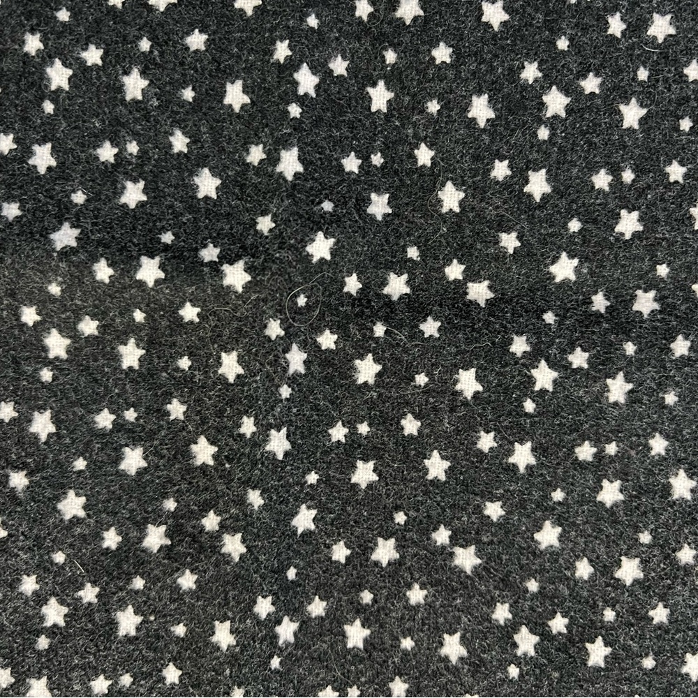 Celestial Black and White Star Patterned Fabric or receiving blanket